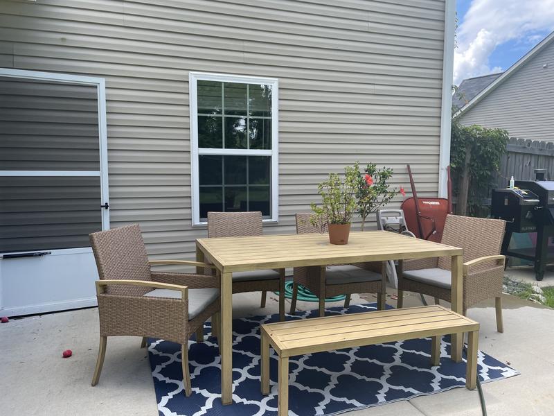 Mosaic 6 piece patio set sale
