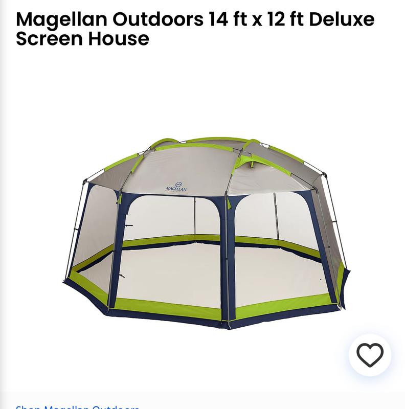 Magellan Outdoors 14 ft x 12 ft Deluxe Screen House Academy