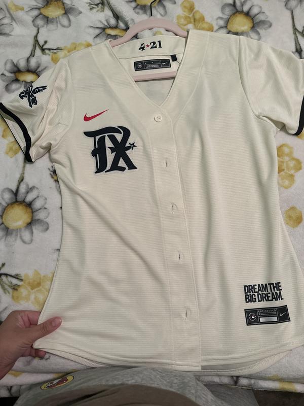 売れ筋商品|||ナイキ カットソー トップス レディース Women's White Texas Rangers  Limited Jersey White Women's Texas Rangers Nike Cream City Connect Limited Jersey