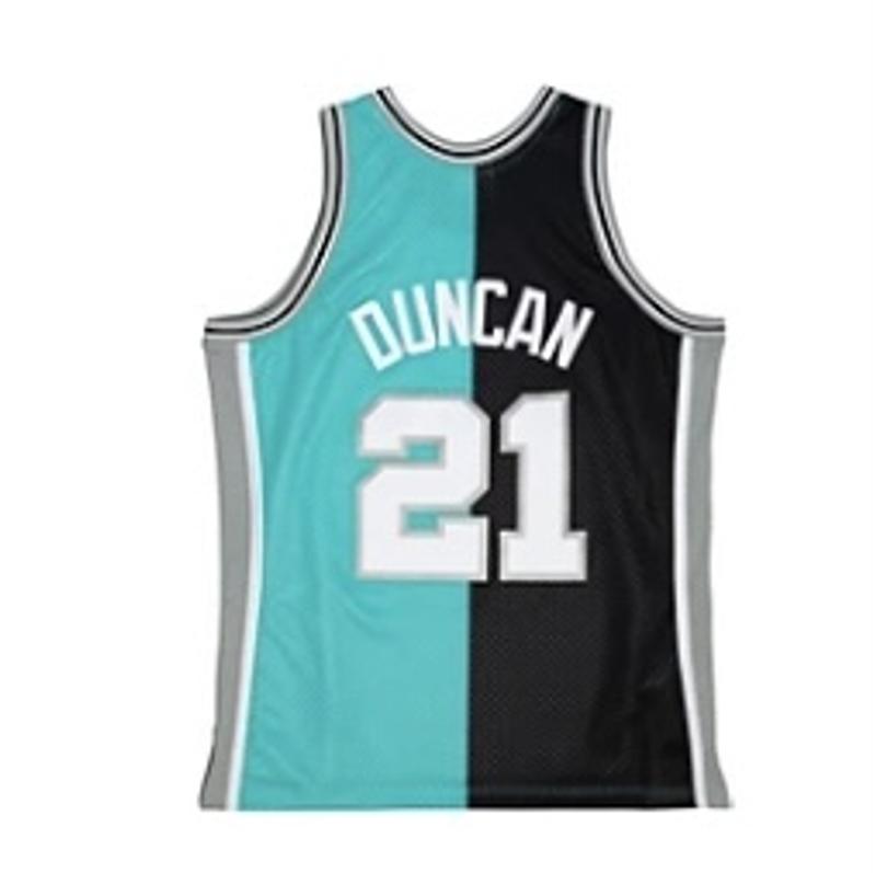 Mitchell & Ness Men's San Antonio Spurs Duncan NBA Split Swingman