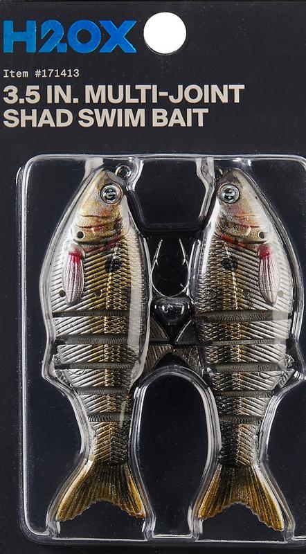 H2OX 3.5 inch Multi Joint Shad Swim Bait | Academy