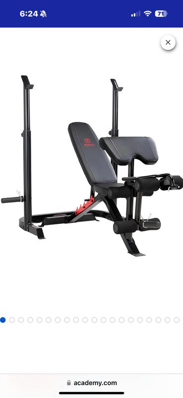 Marcy weight bench academy sale