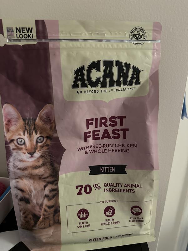 ACANA Dry Cat Food For Kittens First Feast Chicken and Fish