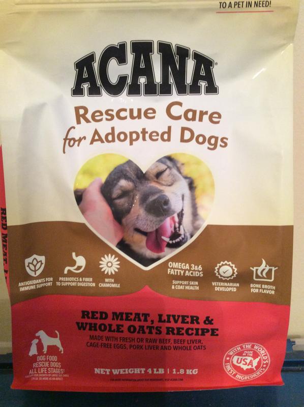 ACANA Rescue Care For Adopted Dogs Premium Dry Food Red Meat