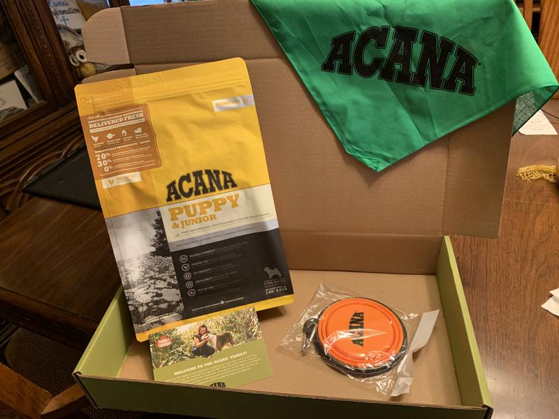 Acana puppy and on sale junior dog food