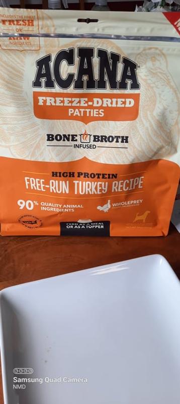 ACANA Freeze-Dried Food, Free-Run Turkey Recipe