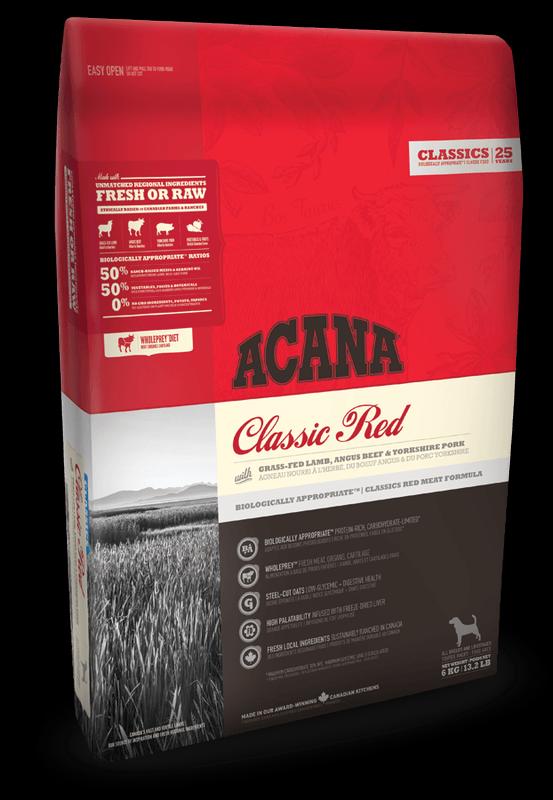 Acana classic hotsell red dog food