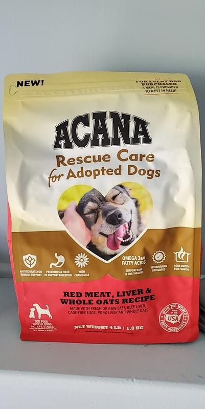 ACANA Rescue Care For Adopted Dogs Premium Dry Food Red Meat