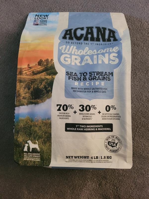 ACANA Wholesome Grains Sea to Stream Fish & Grains Recipe Dry Dog