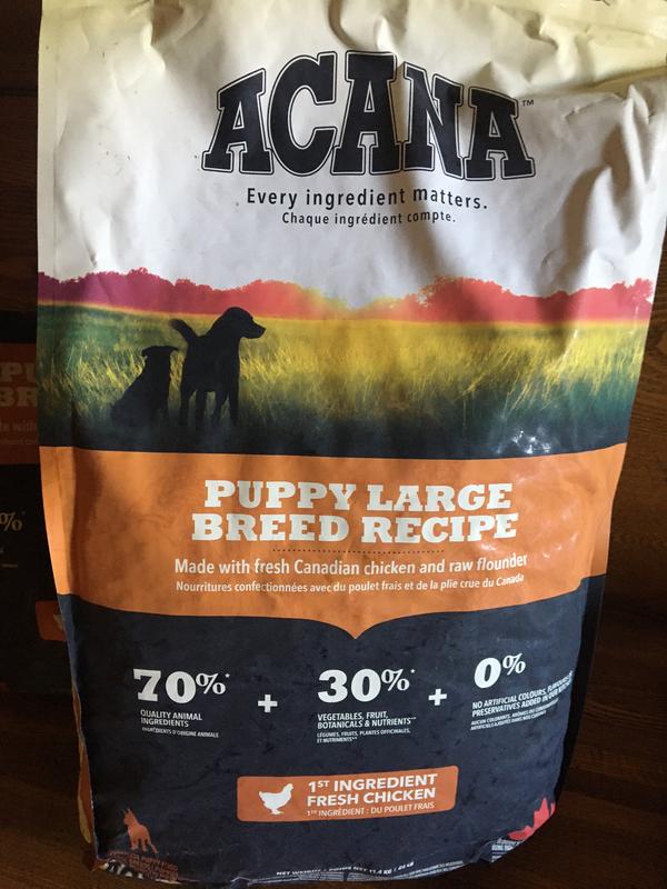 Acana large puppy feeding clearance guide