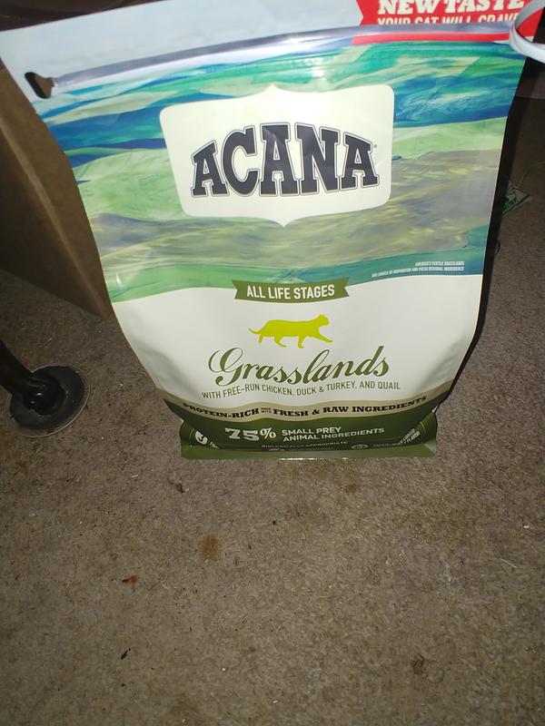 Acana fashion grasslands cat food