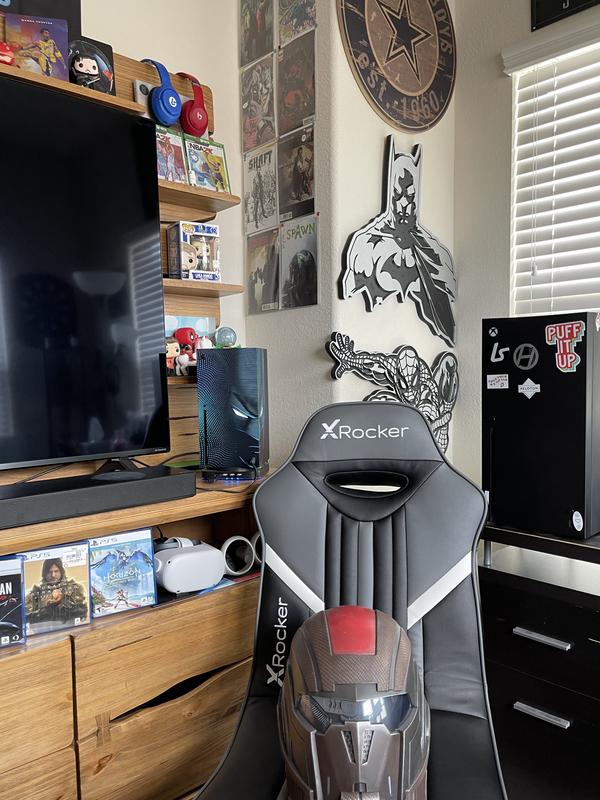 X Rocker® Nebula Pedestal Gaming Chair with Bluetooth® 2.1 Audio Bed