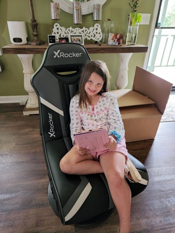 X Rocker® Nebula Pedestal Gaming Chair with Bluetooth® 2.1 Audio Bed