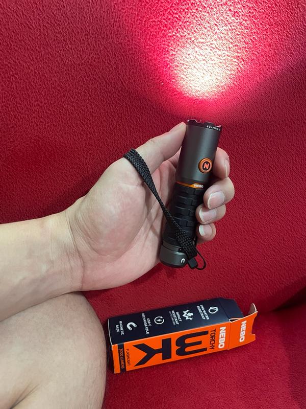 nebo clone flashlight Inspector LED Pen Light, Black and 3x zoom capability TORCHY 3K Rechargeable Pocket Flashlight