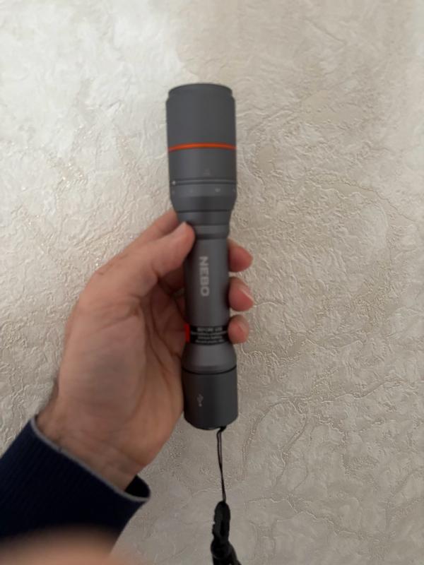 Nebo Davinci 2000 Lumen Rechargeable Handheld Flashlight | Outdoor And