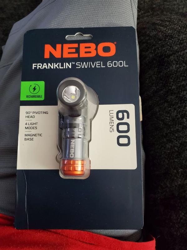 nebo 90 degree flashlight CRYKET LED 6437 DIY and Tools The Luxtreme SL25R is a professional NEBO Certified Intrinsically Safe Right
