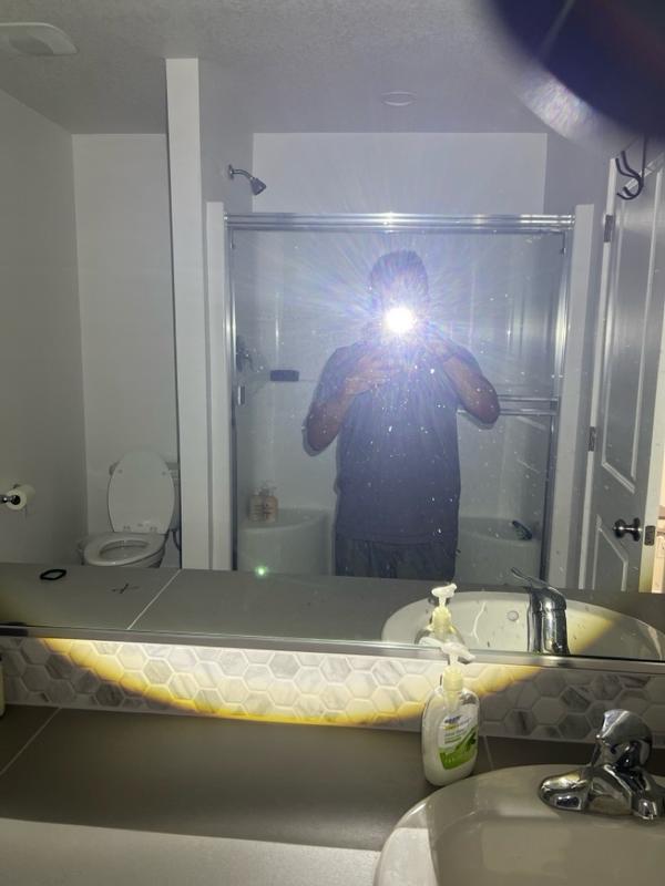 Photo submitted with review of product