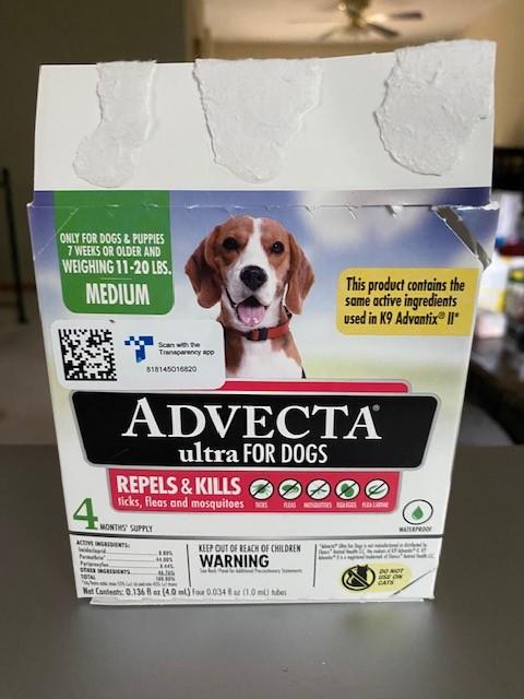 Advecta Ultra Flea Tick Protection for Dogs Advecta