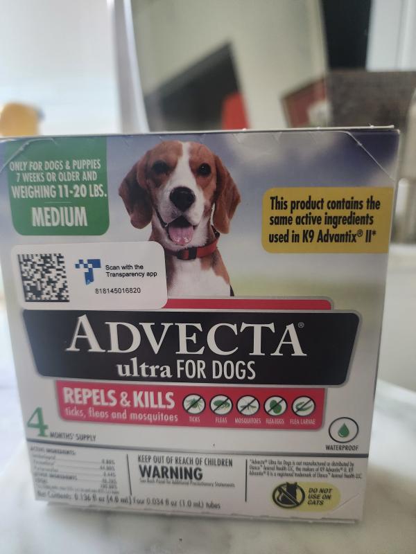 Advecta Ultra Flea Tick Protection for Dogs Advecta