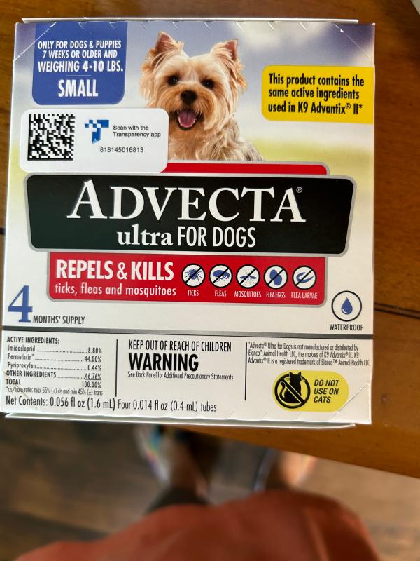 Advecta Ultra Flea Tick Protection for Dogs Advecta