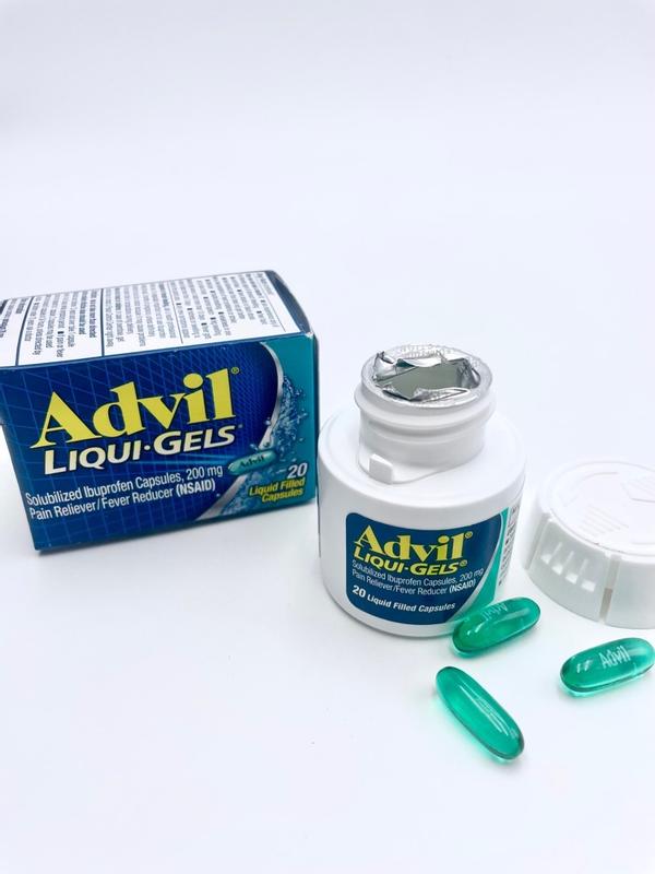 Advil Liqui-Gel Minis Pain Reliever and Fever Reducer Ibuprofen 200mg —  Mountainside Medical Equipment