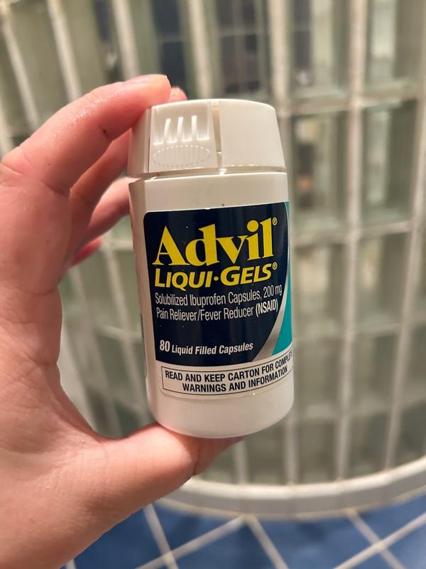 Liquid gels deals advil