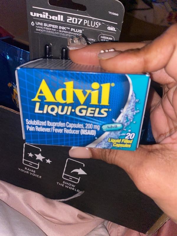 can you give a dog advil liqui gels