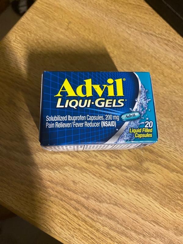 Advil Liqui-Gel Minis Pain Reliever and Fever Reducer Ibuprofen