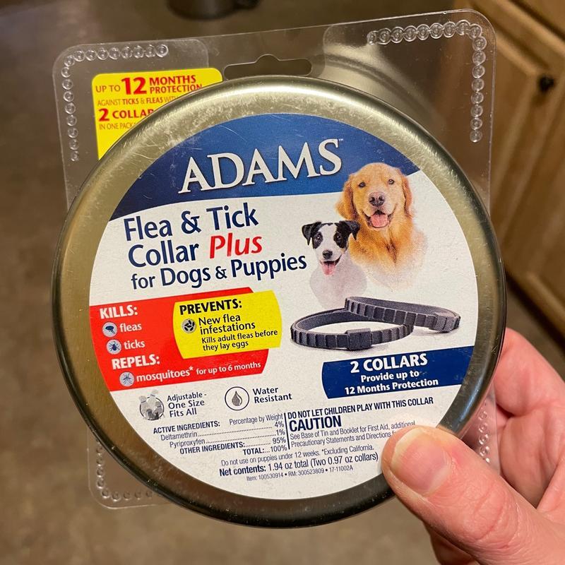 are adams flea collars safe for dogs