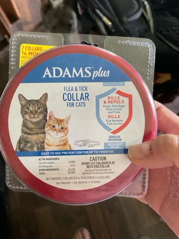 Adams plus flea and tick collar for cats best sale