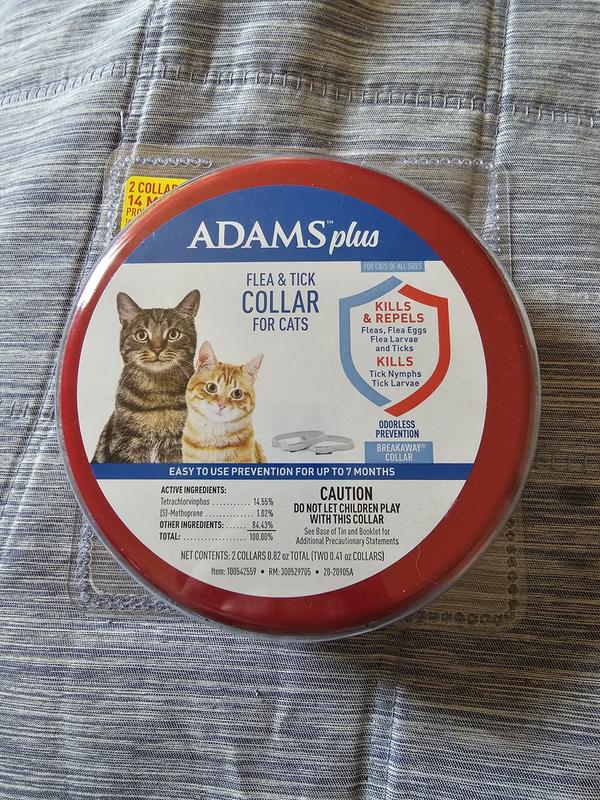 Adams plus flea collar best sale for cats