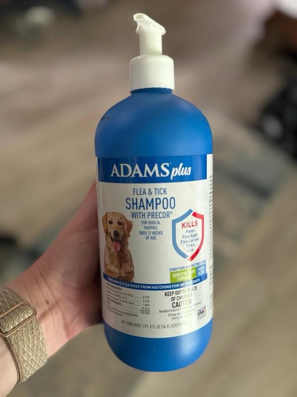 Adams Plus Flea Tick Shampoo with Precor 12 fluid ounces Petsense