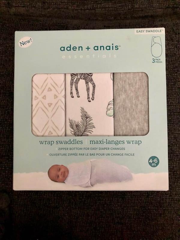 Essentials Dinosaur Print Baby Swaddle 3 Pack Aden Anais