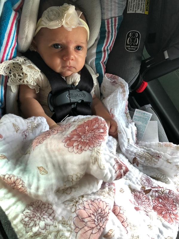 aden + anais® Dahlia Cotton Swaddle Blanket in Pink Bed Bath & Beyond