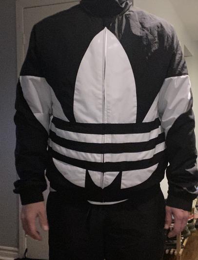 トップス Big Trefoil nylon track jacket&pants Adidas Originals Large Outline Trefoil Logo Track Top