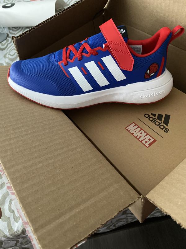 adidas Little Kids x Marvel Fortarun 2.0 Spider-Man Adjustable Strap Casual  Sneakers from Finish Line - Macy's