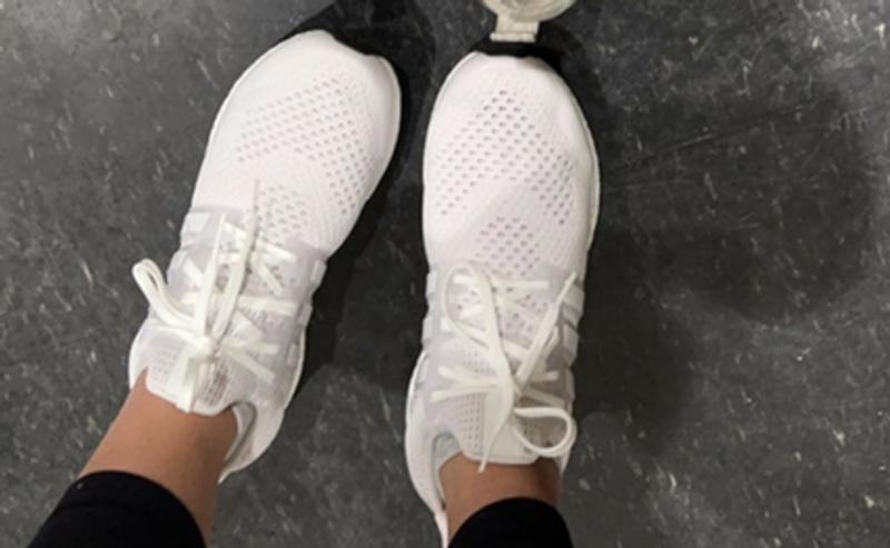 adidas gazelle silver green womens Adidas x Stella McCartney Women's Ultraboost 5 Ivory / Grey One / Core  Black Running Shoes