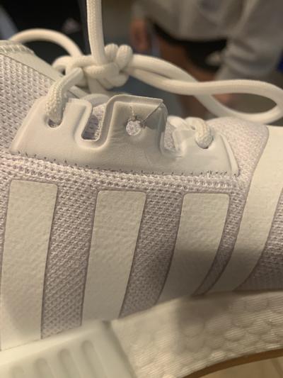 triple white nmds women's