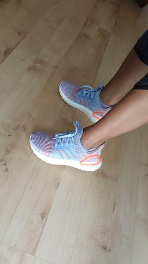 adidas gazelle silver green womens adidas Ultraboost 19 Shoes - Women's - Core Black Five / Solar Orange