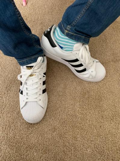 adidas gazelle silver green womens adidas White Superstar 82 SFTM Sneakers
