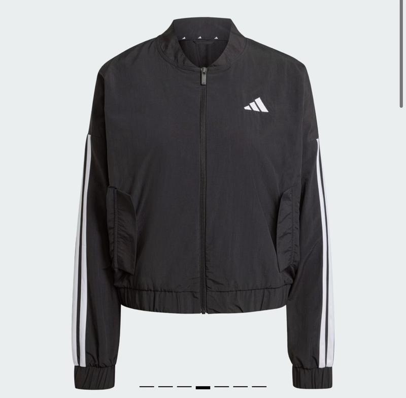 adidas Women's Essentials 3-Stripes Woven Bomber Jacket