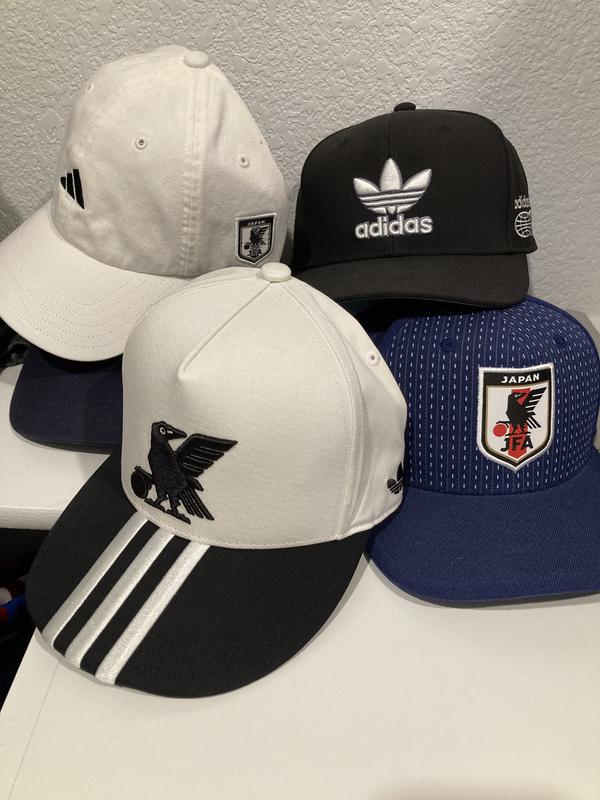 Adidas Men's and Women's White Japan National Team Pinched Crown