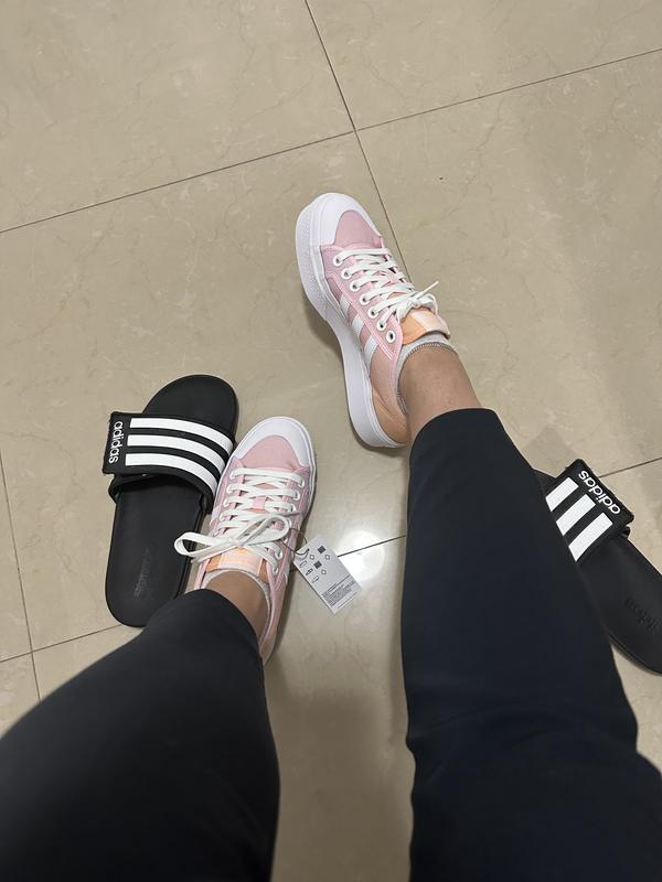 adidas Originals Nizza Platform "Black/White" Women's Shoe