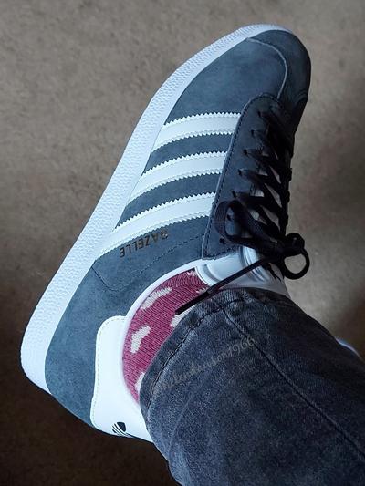 adidas Originals Gazelle Girls' Suede Lace Up Shoes - Burgundy