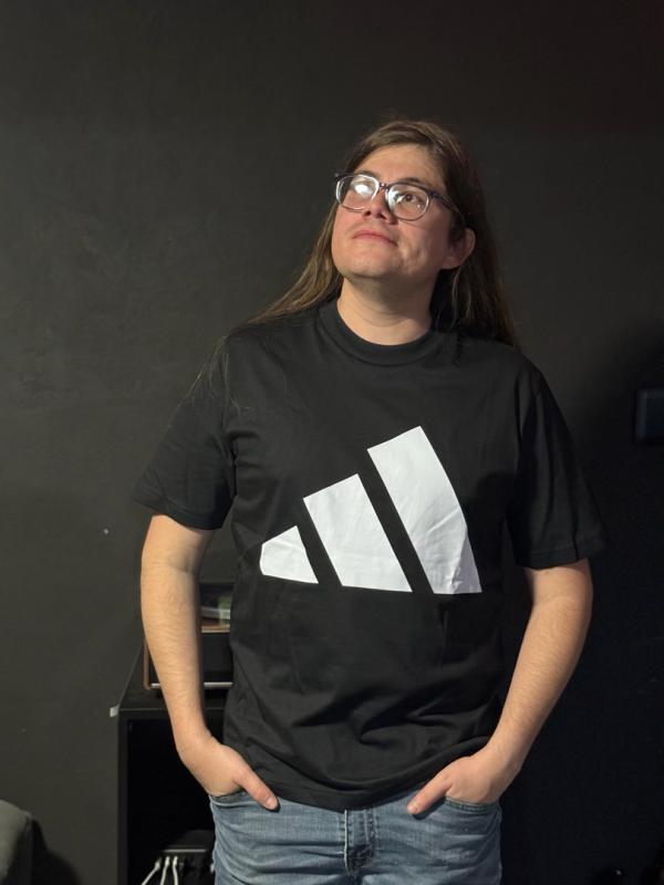 Men's 3 Bar Logo Graphic Cotton T-Shirt  