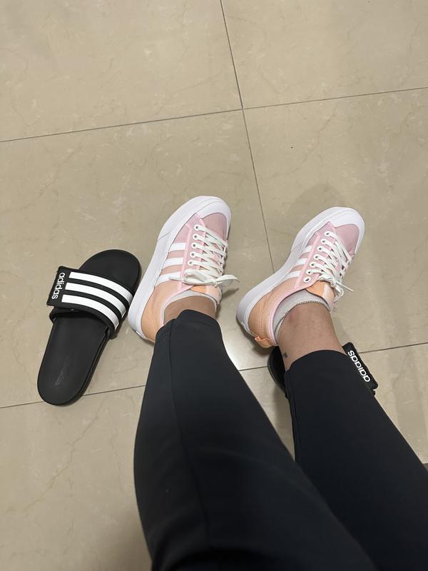 adidas gazelle silver green womens Nizza Platform Mid W – gravitypope