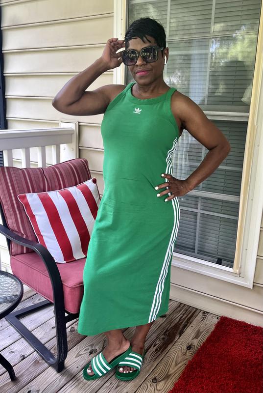 Green store adidas dress