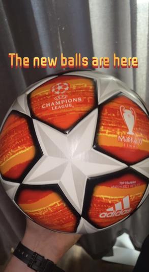 adidas performance champions league finale top training soccer ball