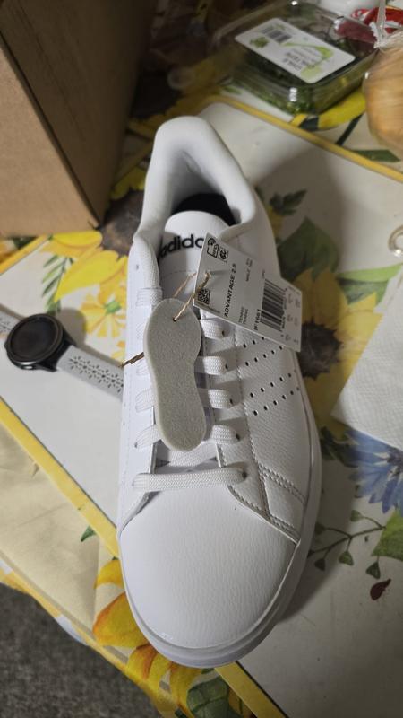 adidas gazelle silver green womens Shop White Mens Advantage Base Sneakers – Shoebacca main image 1
