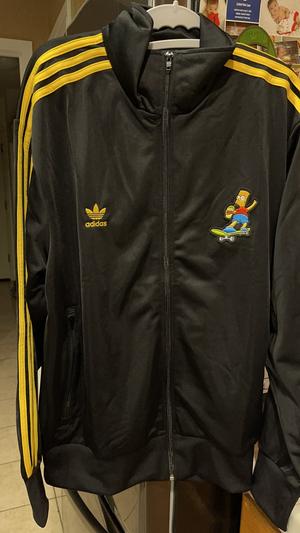 adidas Men's The Simpsons™ Firebird Bart Graphic Track Jacket - Macy's
